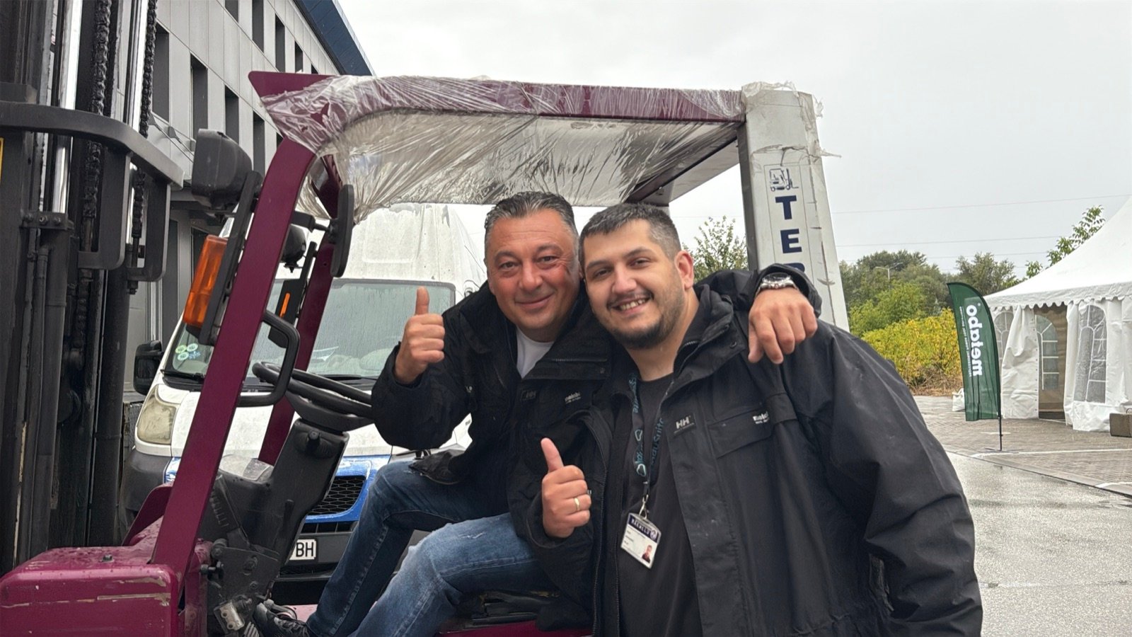 Makweld team on-site at Octoberfest event