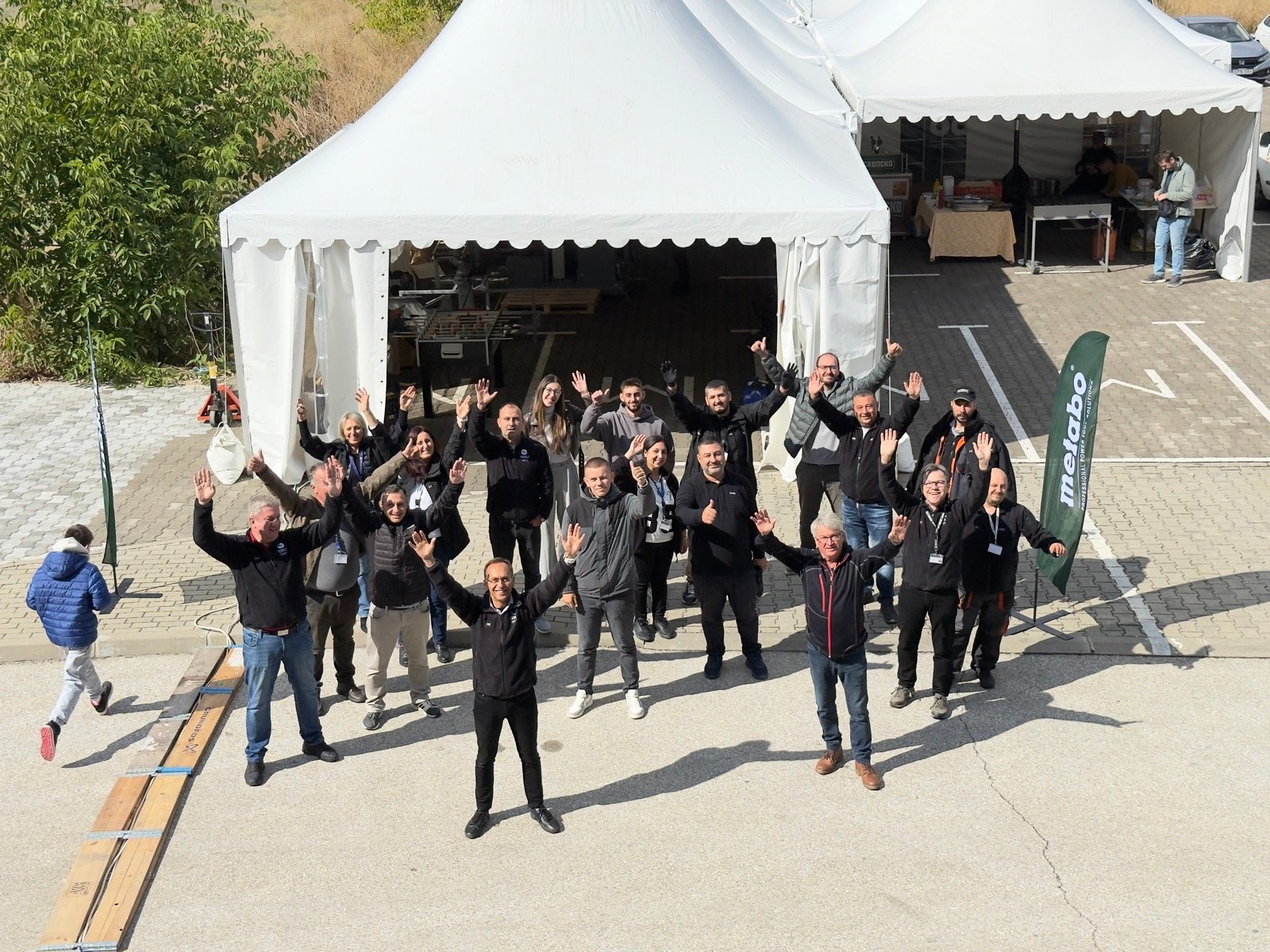 Full Makweld Robotix Octoberfest team group photo